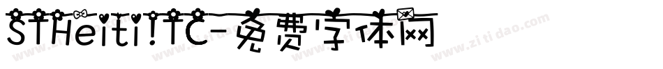 STHeiti TC字体转换